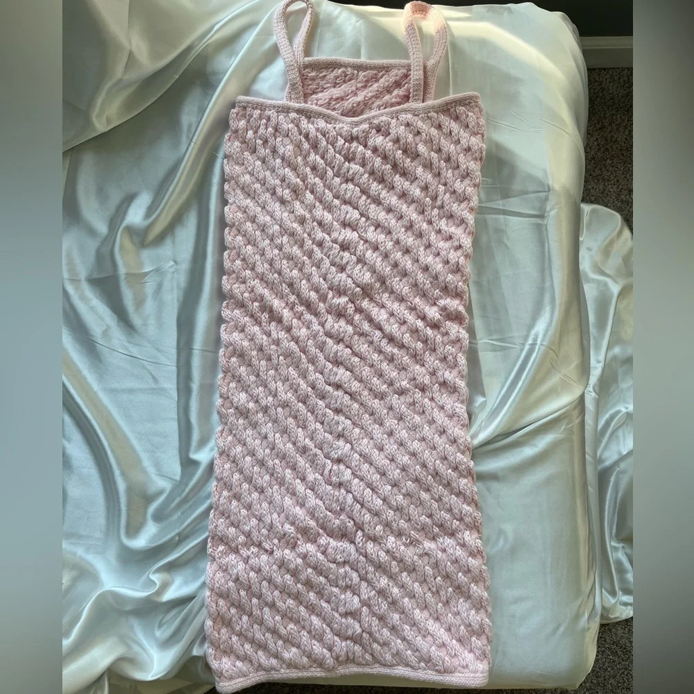 ISA BOULDER Pink Cereal Minidress - Picture 6 of 8